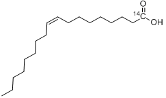 油酸-羧基-14C;油酸;分子式结构图