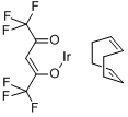 1,5-环辛二烯(六氟乙酰丙酮)(I)铱分子式结构图