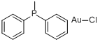 氯(甲基二苯膦)金(I)分子式结构图