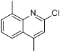 2-氯-4,8-二甲基喹啉分子式结构图