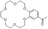 4'-乙酰苯并-18-冠-6-醚分子式结构图