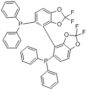 5,5'-双(二苯基磷)-四氟-二-1,3-苯二氧杂环分子式结构图