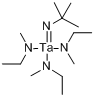 三(乙基甲酰胺基)(叔丁基酰亚氨)钽(V)分子式结构图