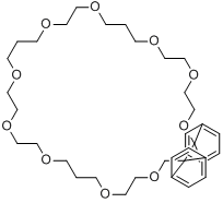 双(1,4-亚苯基)-34冠-10-醚分子式结构图