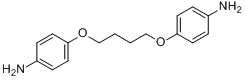 4,4'-(1,4-丁二氧基)二苯胺分子式结构图