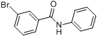 3-溴-N-苯基苯甲酰胺分子式结构图