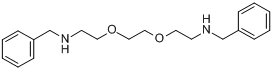 1,2-二(2-苄氨基乙氧基)乙烷分子式结构图