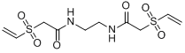 N,N’-1,3-亚丙基二[2-(乙烯基磺酰基)]乙酰胺分子式结构图