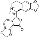 (-)-荷包牡丹碱甲溴化物分子式结构图