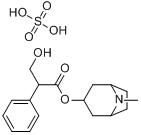 阿托品硫酸盐(带一个结晶水)分子式结构图