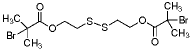 双[2-(2'-溴代异丁酰氧基)乙基]二硫化物分子式结构图