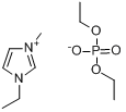 1-乙基-3-甲基咪唑二乙基磷酸盐分子式结构图