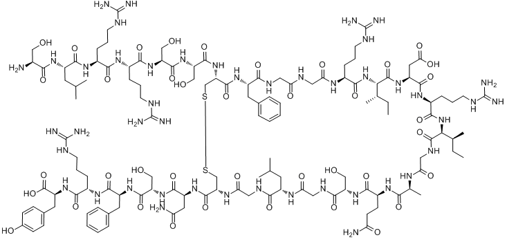 ANF (1-28), RAT分子式结构图