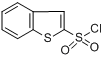 1-苯并噻吩-2-磺酰氯分子式结构图