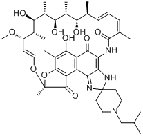 25-O-去乙酰基利福布汀分子式结构图