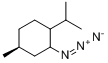 (1S,2S,5R)-甲基环己异丙烷叠氮分子式结构图