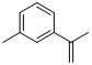 1-异丙烯基-3-甲基苯分子式结构图