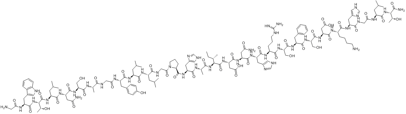 GALANIN (RAT)分子式结构图