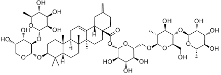 刺五加皂甙 B分子式结构图
