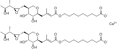 莫匹罗星钙(二水合物)分子式结构图