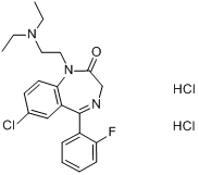 盐酸氟安定分子式结构图