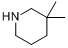 3,3-二甲基哌啶分子式结构图