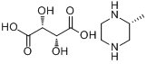 (R)哌嗪(L)酒三石酸盐分子式结构图