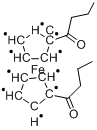 1,1'-二丁酰二茂铁分子式结构图