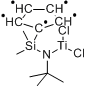 二甲基硅基叔丁胺基环戊二烯二氯化钛分子式结构图