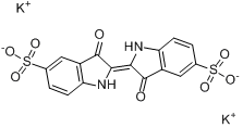 靛青二磺酸钾分子式结构图
