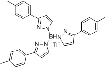 三氢(3-P-甲苯吡唑-1-基)硼酸铊盐分子式结构图