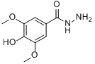 3,5-二甲氧基-4-羟基苯酰肼分子式结构图