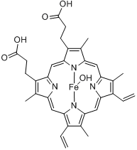 羟高铁血红素分子式结构图