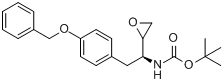 赤配位-N-BOC-苄基-L-酪氨酸环氧化物分子式结构图