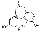 表雪花莲胺碱分子式结构图