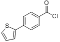 4-(2-噻吩基) 苯甲酰氯分子式结构图