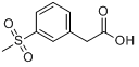 3-甲砜基苯乙酸分子式结构图