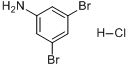 3,5-二溴苯胺盐酸盐分子式结构图
