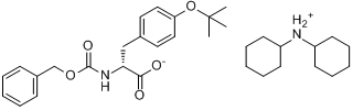 Z-D-TYT(TBU)-OHDCHA分子式结构图