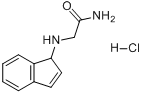 2 - (茚基氨基)乙酰胺,盐酸盐分子式结构图