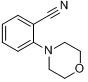 2-(4-吗啉)苯甲腈分子式结构图