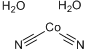 氰化钴二水合物分子式结构图