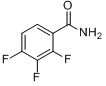 2,3,4-三氟苯甲酰胺分子式结构图