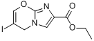6-碘H-咪唑并[1,2-A]吡啶-2-甲酸乙酯分子式结构图