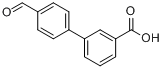 4'-甲酰基联苯-3-羧酸分子式结构图