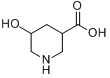 5-羟基-3-哌啶甲酸分子式结构图