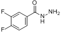 3,4-二氟苯-1-碳酰肼分子式结构图