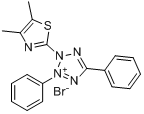 溴化噻唑蓝四氮唑, 噻唑蓝, 噻唑兰分子式结构图