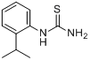 1-(2-异丙基苯基)-2-硫脲分子式结构图