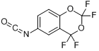 6-异氰酸-2,2,4,4-四氟-1,3-苯并二环氧乙烯分子式结构图